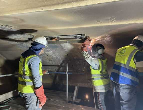 RM1, 2, 3 & 4 Cyclones, Separator Ducts Patching of worn-out Plates