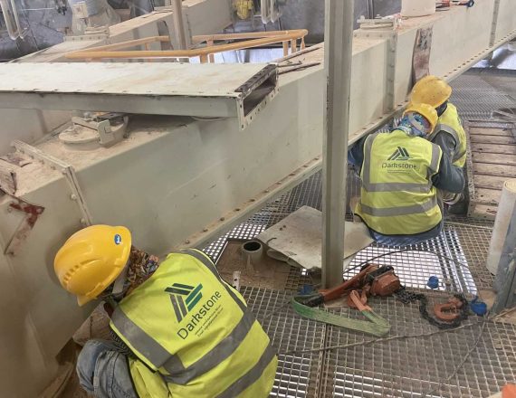 Replacement of RM, Kiln Feed Airslide and under Silo Mixing Chamber Canvass for Line 1