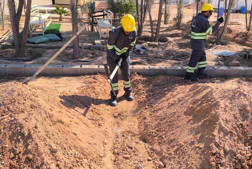 Construction Services in Saudi Arabia - Al-Zubaira Village Project.