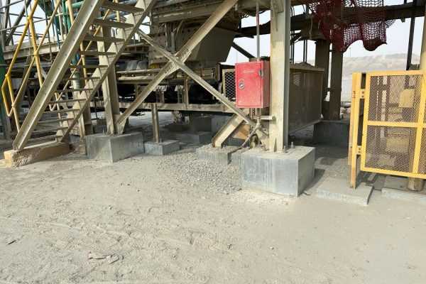 Maintenance of Gold Plant Concrete foundations