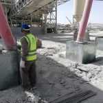 Maintenance of Gold Plant Concrete foundations