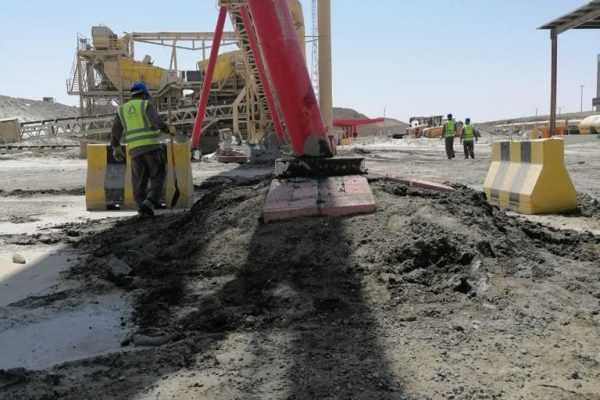 Maintenance of Gold Plant Concrete foundations