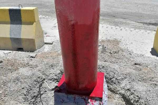 Maintenance of Gold Plant Concrete foundations