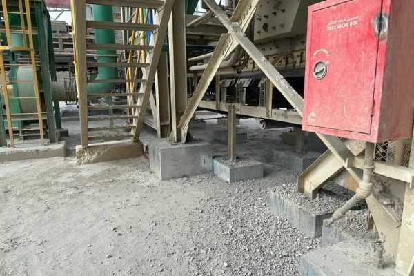 Maintenance of Gold Plant Concrete foundations