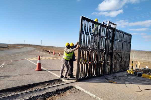 Sukhaybarat Gold mine, Fencing, Main Gate and Road construction-5 Sukhaybarat Gold mine, Fencing, Main Gate and Road construction
